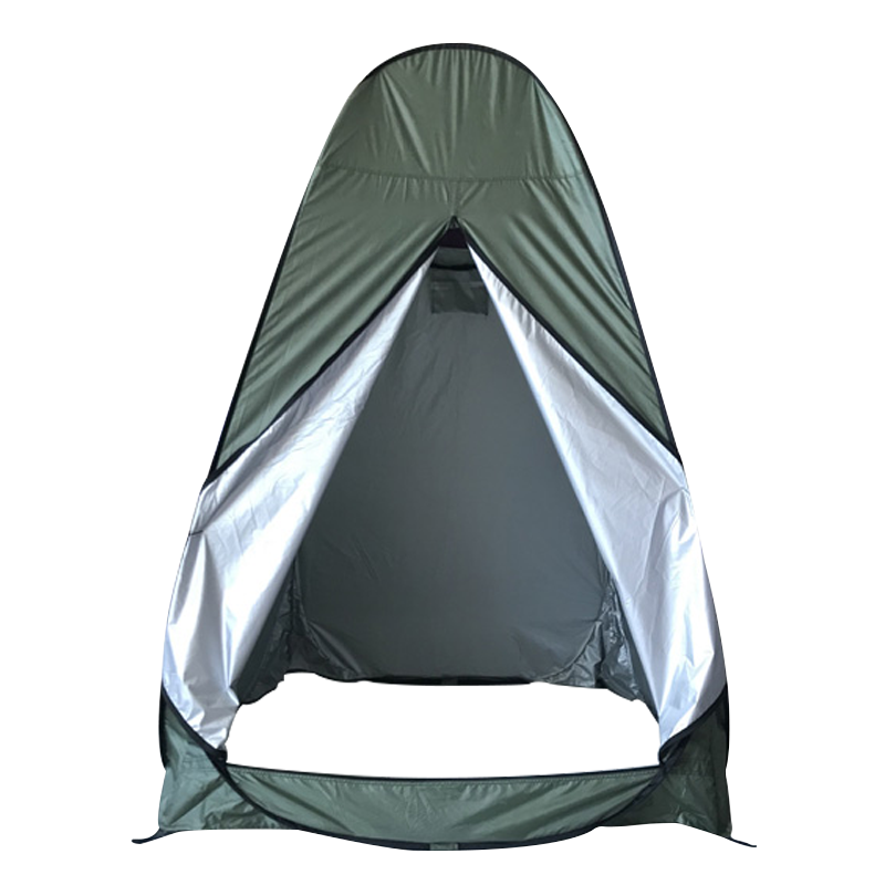 汉诺鑫威户外更衣洗澡帐篷移动厕所钓鱼免搭建速开加厚一窗1.5米防水保暖防透加大款