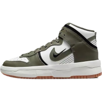 NIKE耐克女子运动鞋DUNK HIGH UP复古皮面高帮滑板鞋DH3718-103