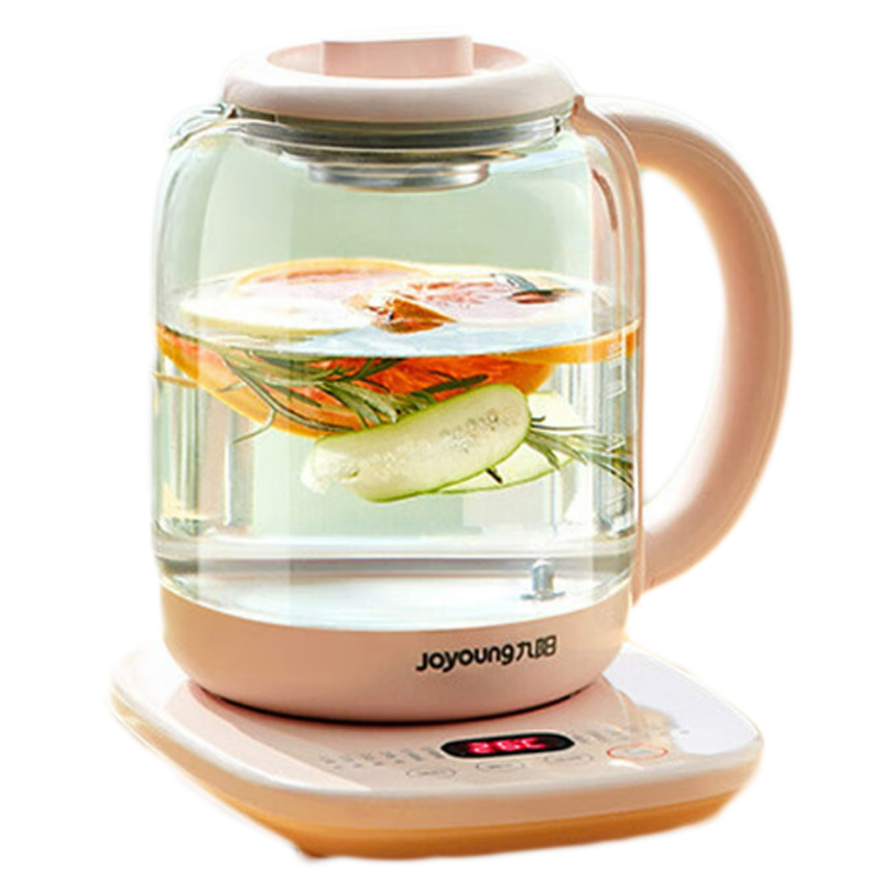 九阳(Joyoung)养生壶1.5L煮茶器煮茶壶电水壶热水壶烧水壶电热水壶迷你玻璃花茶壶 K15D-WY669DK