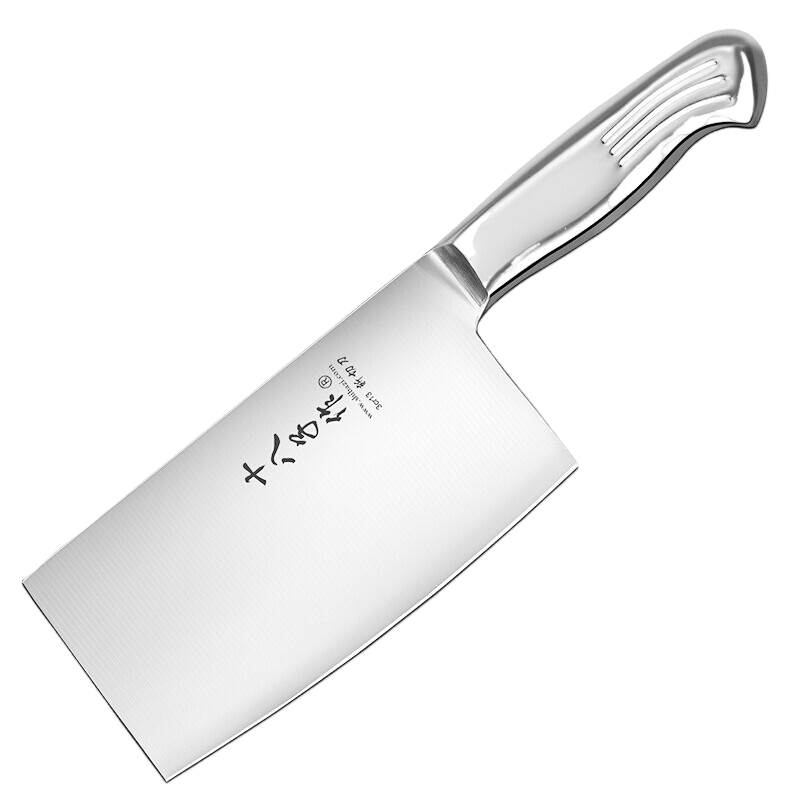 十八子作菜刀家用厨房斩骨切菜两用刀不锈钢锋利厨师专用刀具正品
