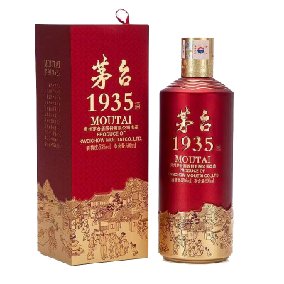 贵州茅台酒 茅台1935 酱香型白酒 53度 500ml*6 整箱装