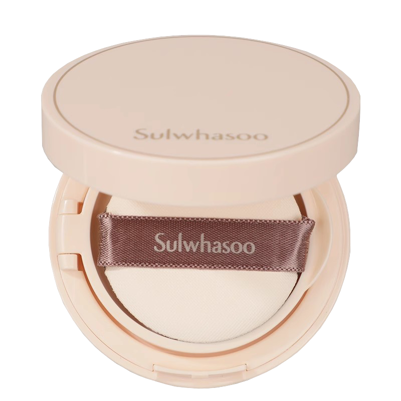 雪花秀(Sulwhasoo)致美养肤气垫粉底液5g*3 15# 遮瑕防晒隔离长效持妆 适合自然偏白肤色