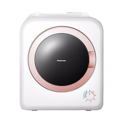 松下(Panasonic)NH-20B2T 2公斤干衣机恒温烘干迷你家用恒温60度滚筒烘干机 黑白色
