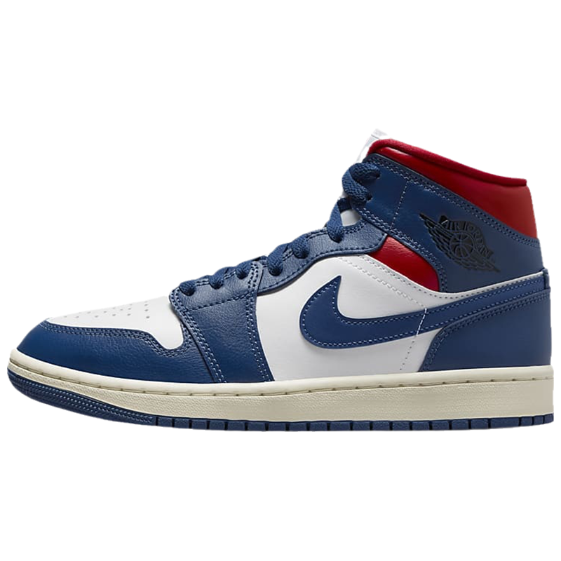 NIKE(耐克)AJ1 MID夏女中帮白色BQ6472146