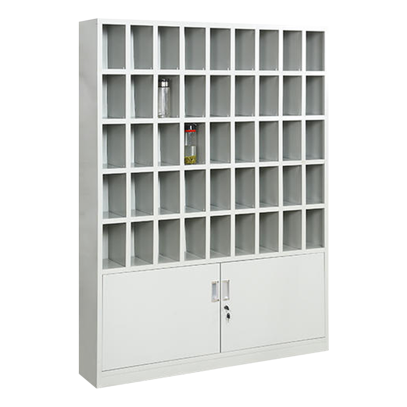 汉诺鑫威45格冷轧钢板员工车间多格茶杯放置收纳柜水杯柜1800*1350*250