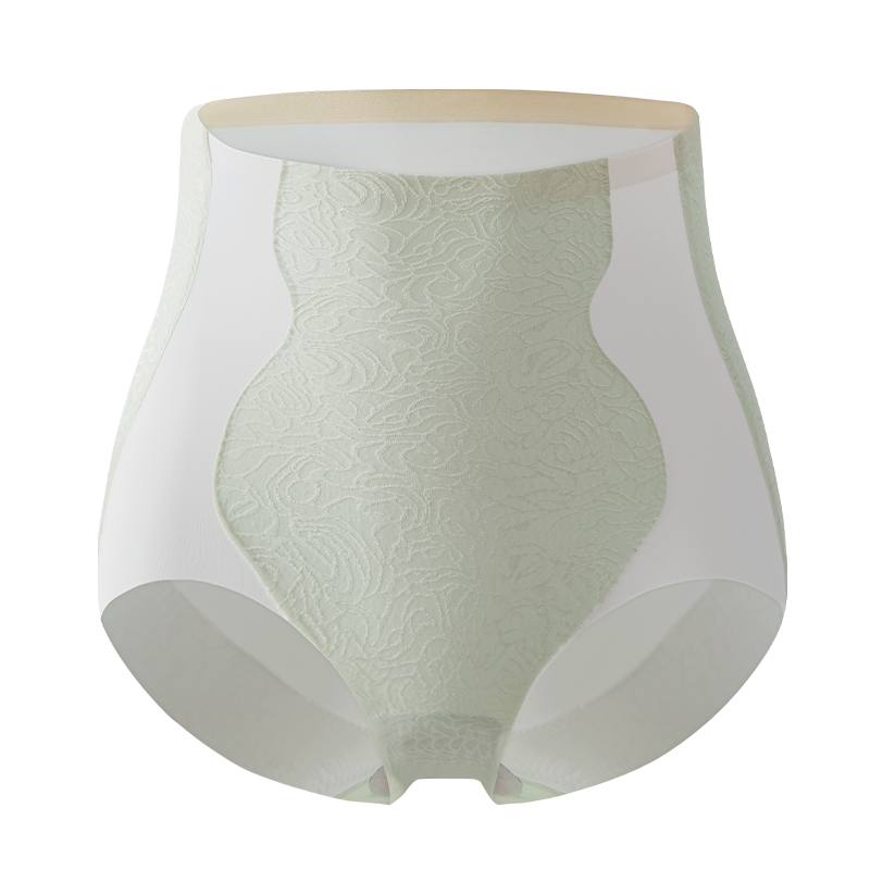 猫人收腹内裤女士冰丝无痕高腰收小肚子提臀短裤塑形 [2条装]