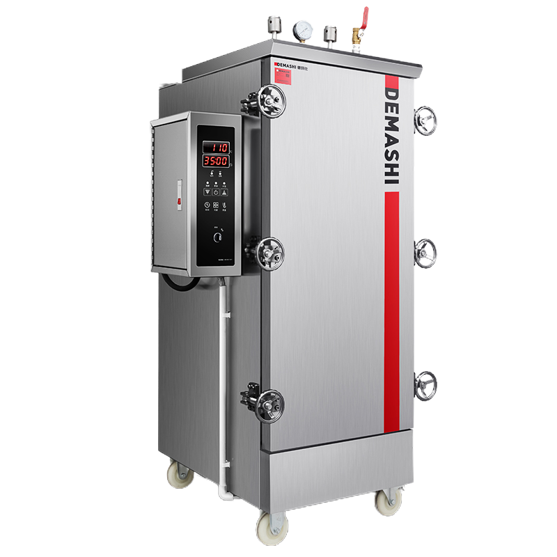 德玛仕(DEMASHI)高原蒸饭柜商用 电蒸柜蒸饭车 工程定制 12盘KZ-120G[380V高压蒸汽 高原地区可用]