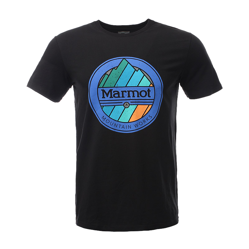 Marmot/土拨鼠 男子 户外运动轻量舒适透气短袖棉T恤