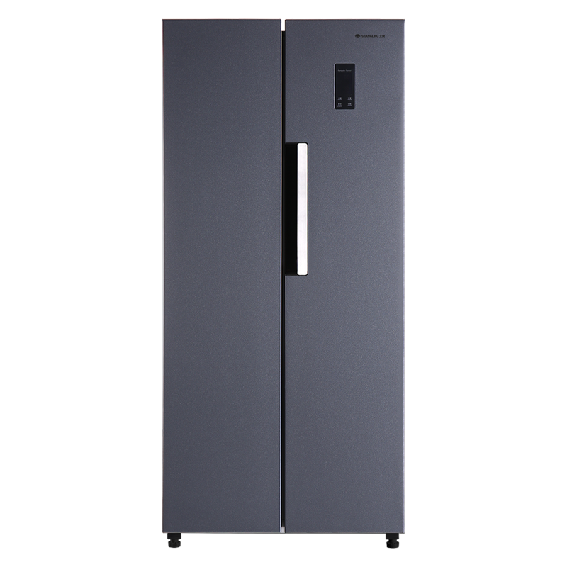 上菱 445升对开门冰箱 一级能效 风冷无霜 节能双变频离子净味养鲜家用大容量双开门电冰箱BSE445PWL丝蕴灰