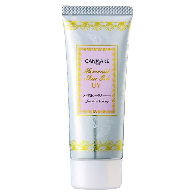 井田(CANMAKE)美人鱼隔离妆前乳打底遮瑕保湿控油隐形毛孔防晒霜乳 01普通透明款