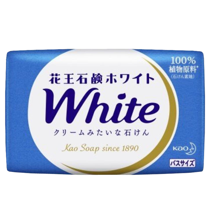 花王(kao)香皂130g 洗澡沐浴皂洗衣皂肥皂洗手皂补水滋润保湿 牛奶香