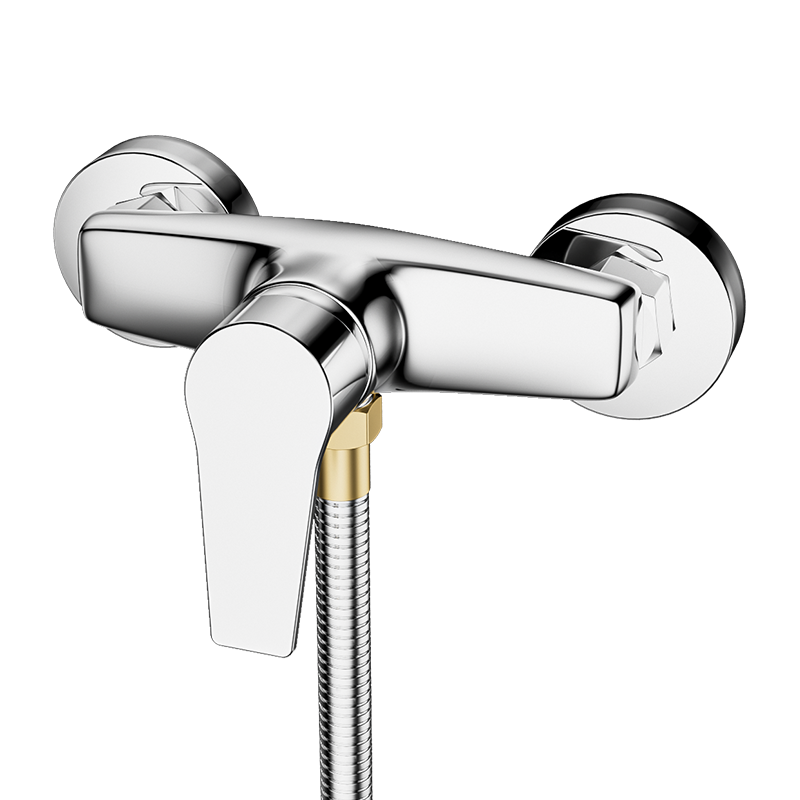 全铜浴室淋浴水龙头冷热水卫生间开关阀双开混水阀三合一花洒套装