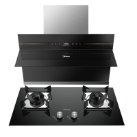 美的(Midea)JV701侧吸式变频大吸力自动清洗脱排吸油烟机Y-HQ6M燃气灶液化气灶厨房烟灶套装