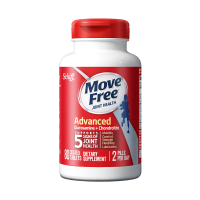 [关节日常养护]美国进口 Move Free 益节维骨力氨糖软骨素钙片红瓶80粒*2瓶 酸硫氨基葡萄糖中老年人保护关节