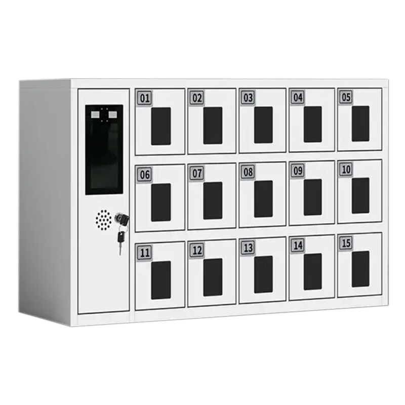 鑫升顺智能手机存放柜员工手机寄存柜15门手机存放柜