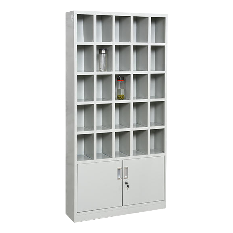 正斌25格冷轧钢板员工车间多格茶杯放置收纳柜水杯柜1800*900*250