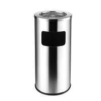 东升顺不锈钢垃圾桶烟蒂柱灭烟桶带烟灰缸室外电梯口立式丽格王不锈钢