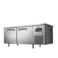 星星优品1.2米铜管冷藏工作台保鲜柜商用卧式冰柜不锈钢全铜管操作台厨房商用奶茶操作台 TC-12TA(铜管)
