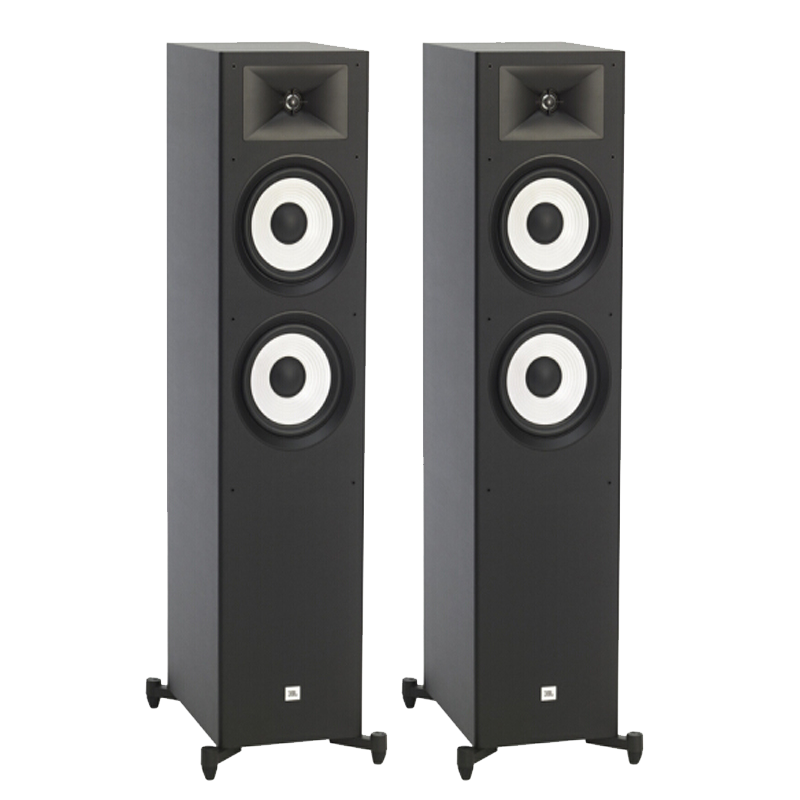 JBL STAGE 180音响 音箱 家庭影院主音箱 电视音响 组合音响 客厅影院落地音响 i黑色(一对)