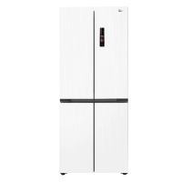 美的(Midea)60cm薄系列十字双开四开门多门超薄嵌入式风冷家用白色智能电冰箱一级双变频MR-457WUSPZE