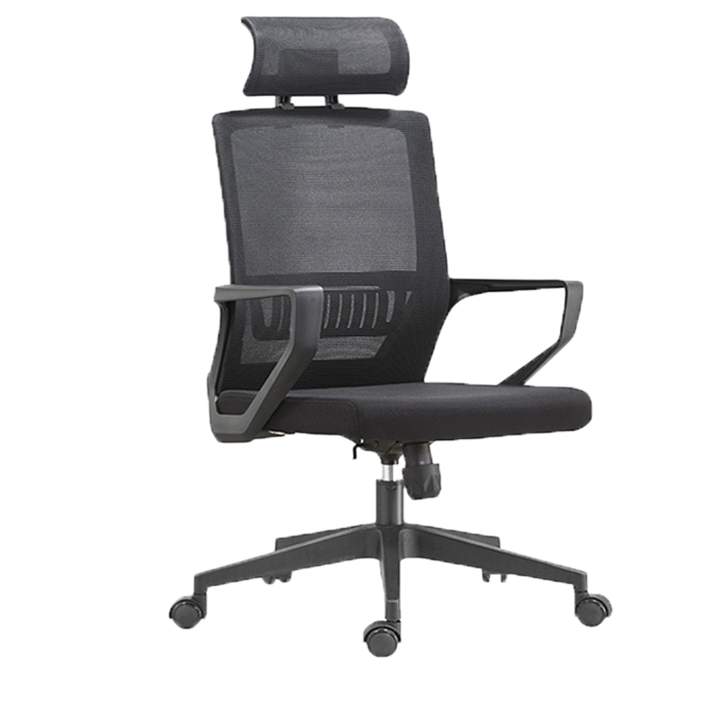 巴洛卡办公椅可旋转可升降老板椅电脑椅A906带头枕高背转椅