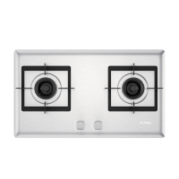 方太02-TH25G燃气灶家用嵌入式不锈钢灶具 5.0kW*大火力双灶头 换装不改孔