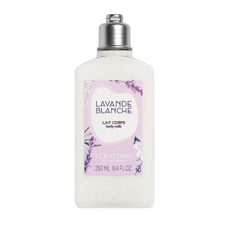 欧舒丹(L'OCCITANE)身体乳白色薰衣草润肤乳250ml 滋润保湿补水男女士留香