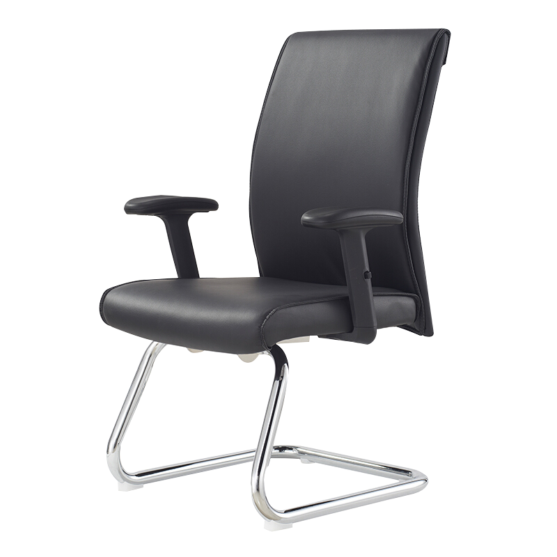 金菲罗格弓形职员办公椅会议椅 黑色弓形椅