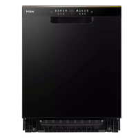 海尔(Haier)洗碗机15套大容量 家用全自动嵌入式双微蒸汽洗智能开门烘干 上下分区洗 一级水效 [晶彩系列W20]