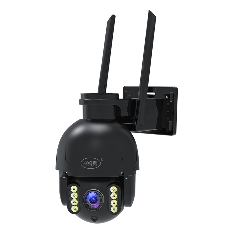 网络眼4g监控器摄像头室外无线连手机远程360度全景无死角家用高清夜视