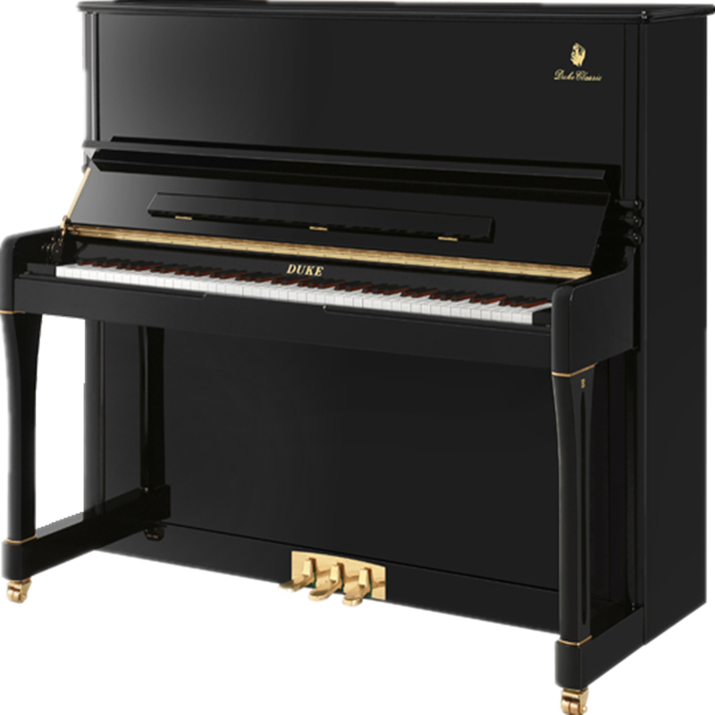 公爵钢琴(DUKE)立式钢琴高端系列贵族G系列131G2 黑色亮光栗色哑光演奏用琴