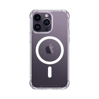 ESCASE 苹果15手机壳磁吸 iPhone15Pro/ProMax硅胶保护套magsafe充电壳超薄气囊防摔男女款