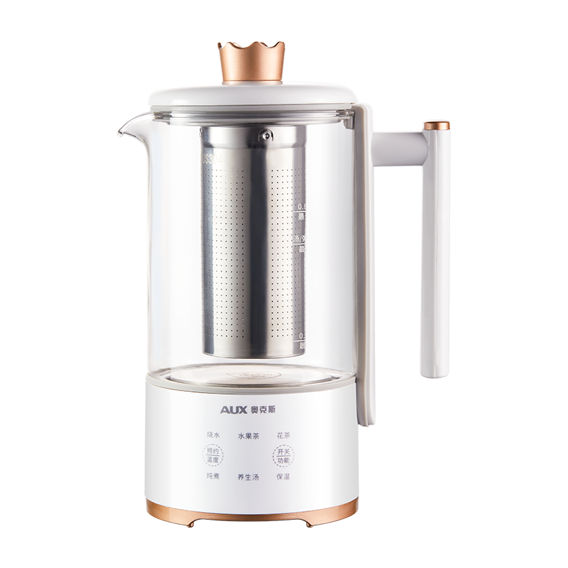 奥克斯(AUX)养生壶HX-S0870K家用多功能办公室小型mini花茶壶烧水壶迷你煮茶器