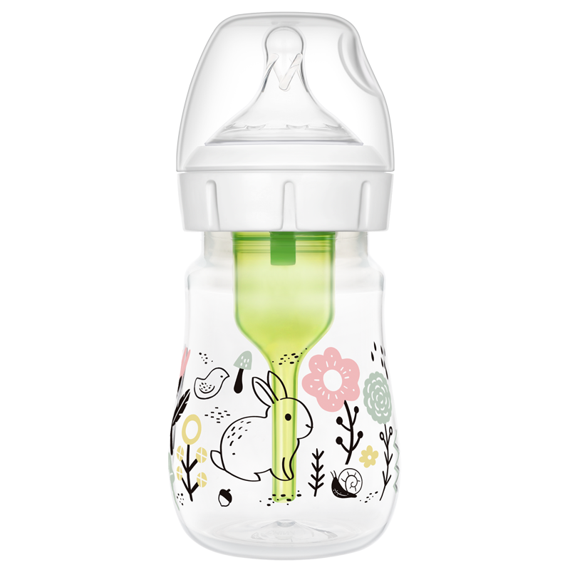 [全新升级]布朗博士 新生儿宝宝防胀气PP奶瓶组合装150+270ml 均配0-3月奶嘴