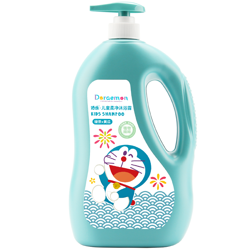 添乐1.1kg儿童沐浴露柔净温和宝宝沐浴乳(天然绿茶)