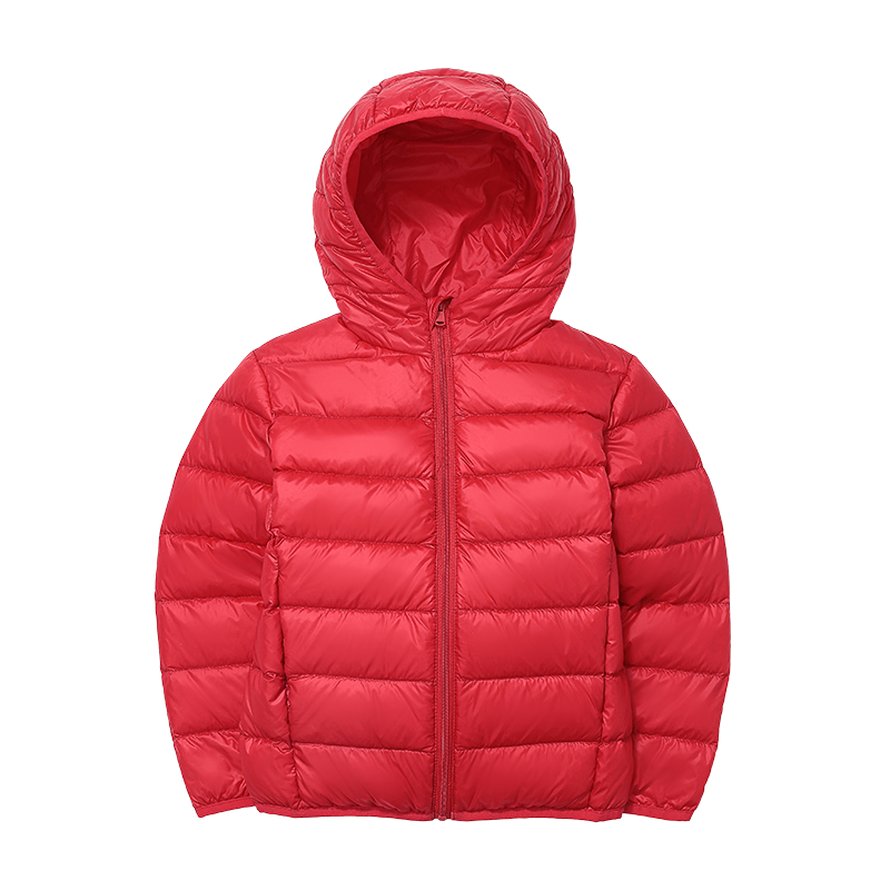 蒙洛里克2023轻薄羽绒服儿童宝宝男童女童超轻薄连帽短款薄款外套童装2008