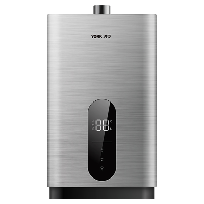 YORK约克 13L燃气热水器JSQ25-13 YK-F11 精准控温 变频恒温 节能省气 低水压启动 金属拉丝面壳