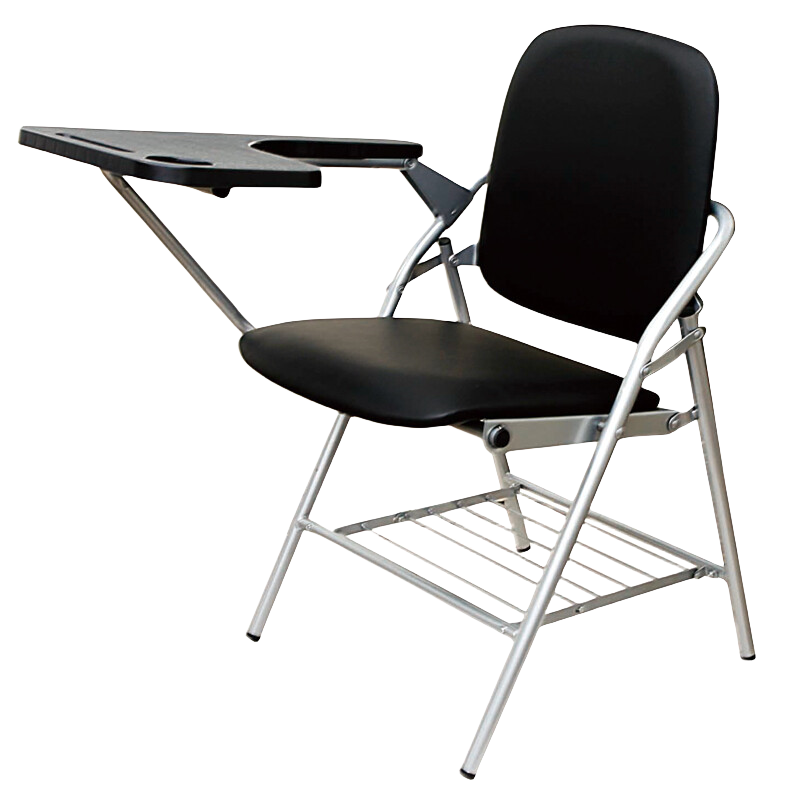 域赢电脑办公椅网布会议椅子家用时尚休闲会客转椅-黑框蓝网