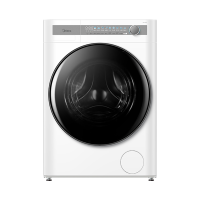 美的(Midea)10KG洗烘一体机全自动家电大容量速净省电除菌超薄自由嵌焕活精粹洗 1.1洗净比银MD100AIR1