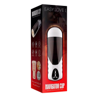 easy love简爱男用飞机杯自慰器防水变频互动伸缩自慰器男性夹吸名器加温震动成人情趣性用品