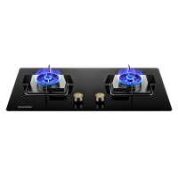 长虹(CHANGHONG)家用燃气灶具双灶嵌入式灶具5.0kw大火力猛火灶钢化玻璃 JZT-CC72天然气含安装