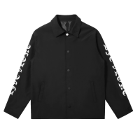 VLONE衣袖哥特字母背后大V印花宽松夹克男女情侣款