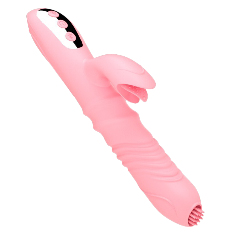 久爱全自动加温舌舔转珠伸缩震动棒女生AV振动棒阴蒂高潮女用自慰器女性系列电动仿真阳具女人插炮机夫妻情趣玩具女士成人用品