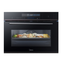 美的(Midea)嵌入式蒸烤一体机BS5051W 家用智能多功能蒸箱烤箱二合一 APP操控 50L大容量搪瓷内胆均匀烘烤