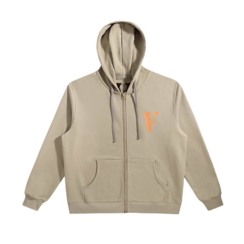 VLONE连帽开衫卫衣男春秋款宽松休闲外套潮牌上衣女