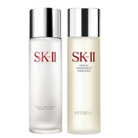 日本原装进口SK-II SK2神仙水230ml搭清莹露230ml 控油平衡 收缩毛孔 精华爽肤水