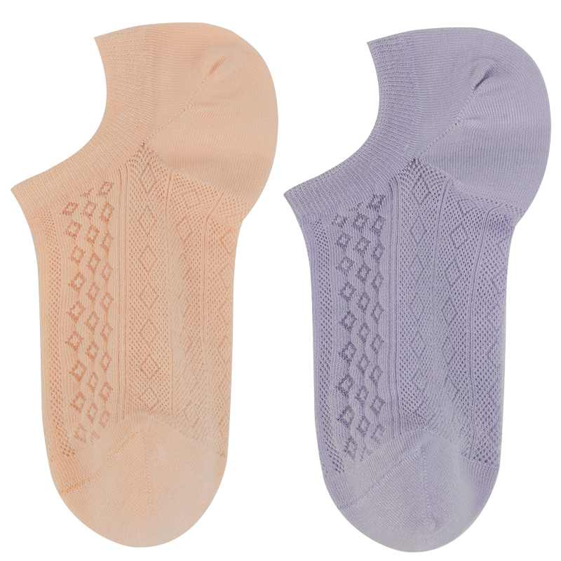 WZWA船袜女防滑不掉跟夏季薄款袜子竹纤维抑菌防臭透气吸汗浅口袜