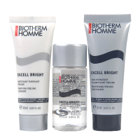 碧欧泉(BIOTHERM)亮肤清透男士护肤套装(洁面20ml+爽肤水25ml+精华霜20ml)补水保湿提亮肤色