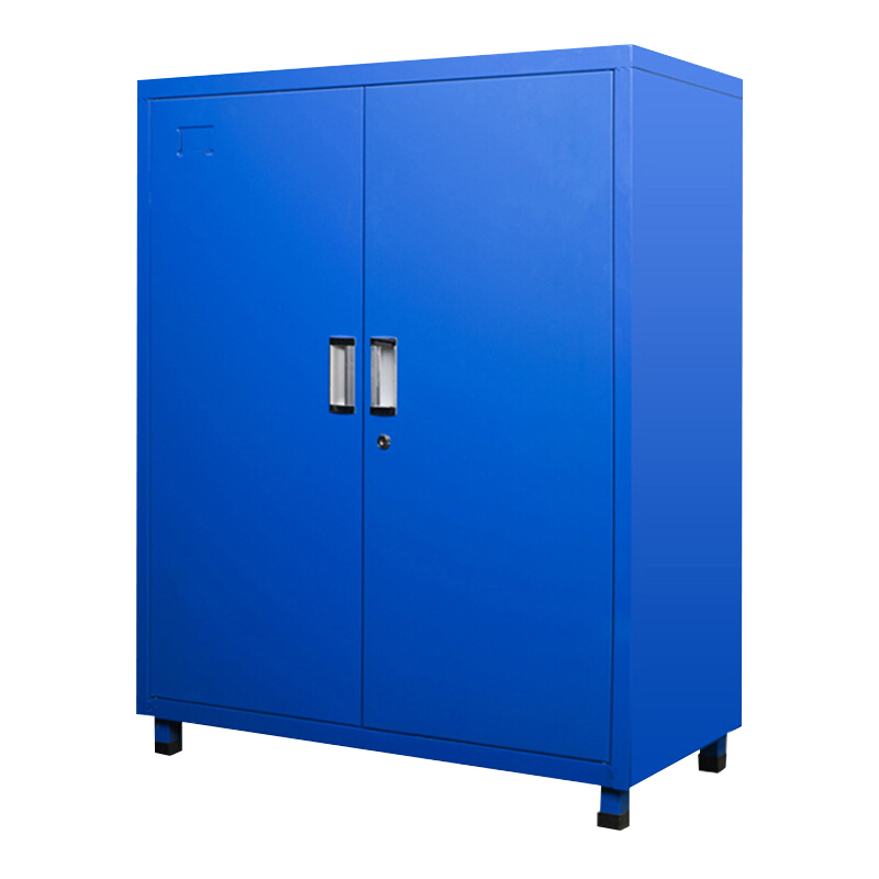 金菲罗格铁皮储物柜多功能抽屉工具矮柜 蓝色单抽单门