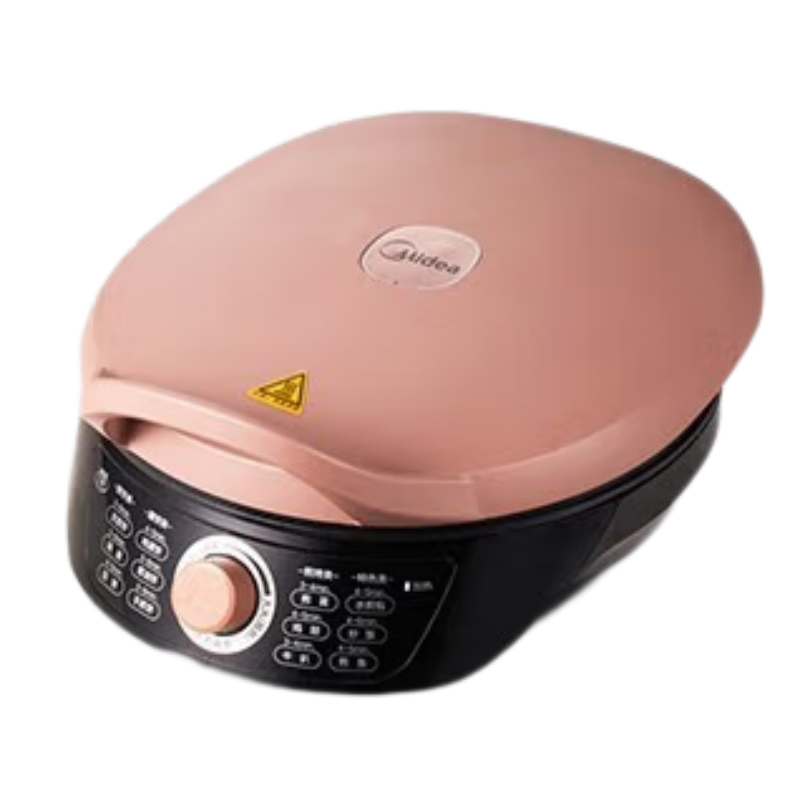 美的(Midea)电饼铛家用煎烤机煎饼铛三明治机煎饼锅蛋饼机早餐机 旋控式丨WJH3002
